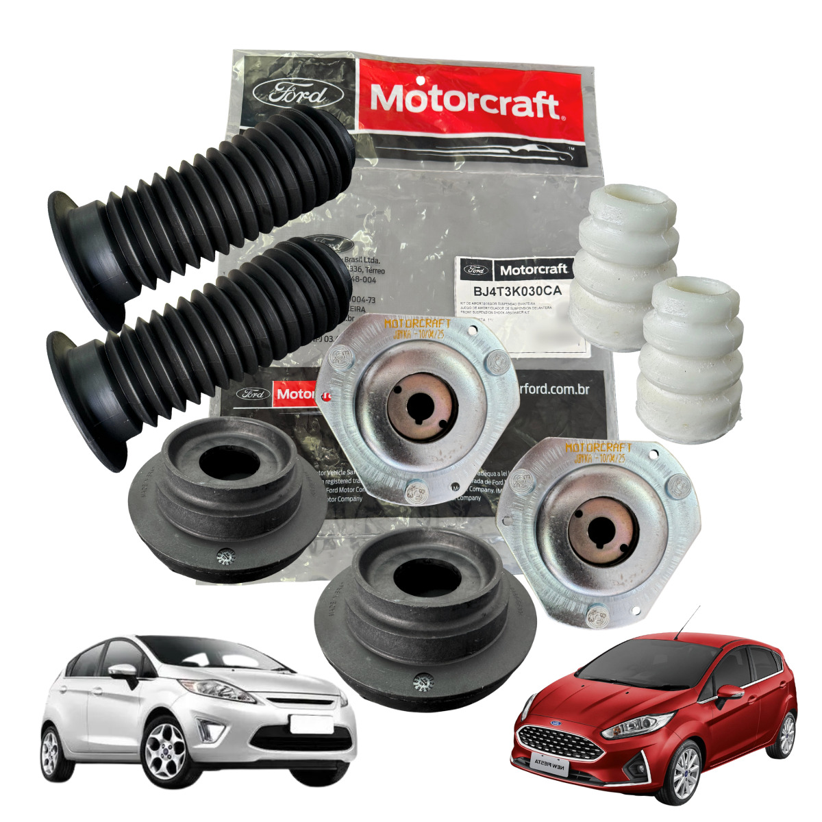 PAR KIT BATENTE DA SUSPENSÃO DIANTEIRA NEW FIESTA 2011 A 2019 – MOTORCRAFT