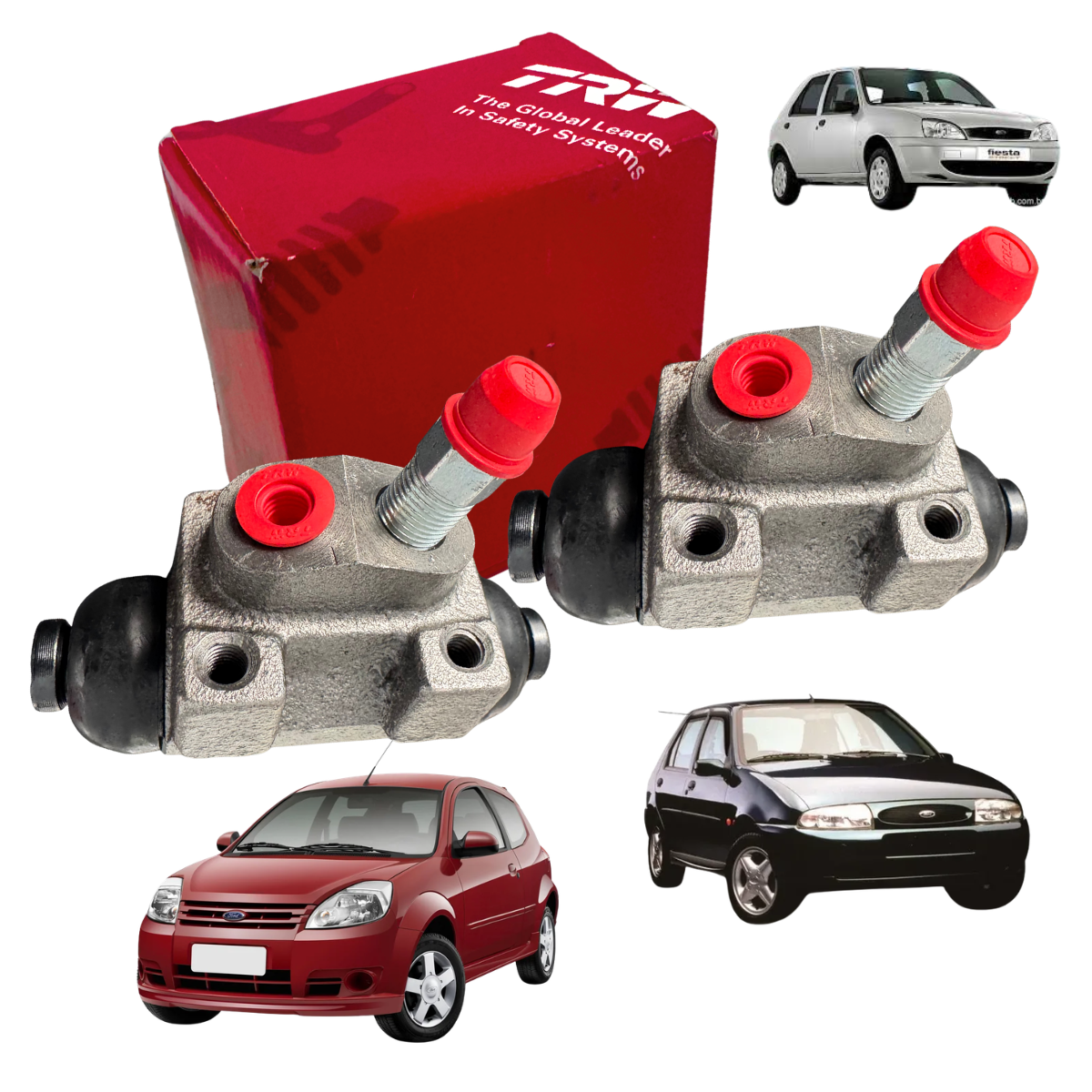 Par Cilindro Roda Burrinho De Freio Traseiro Ford Ka e Fiesta – TRW