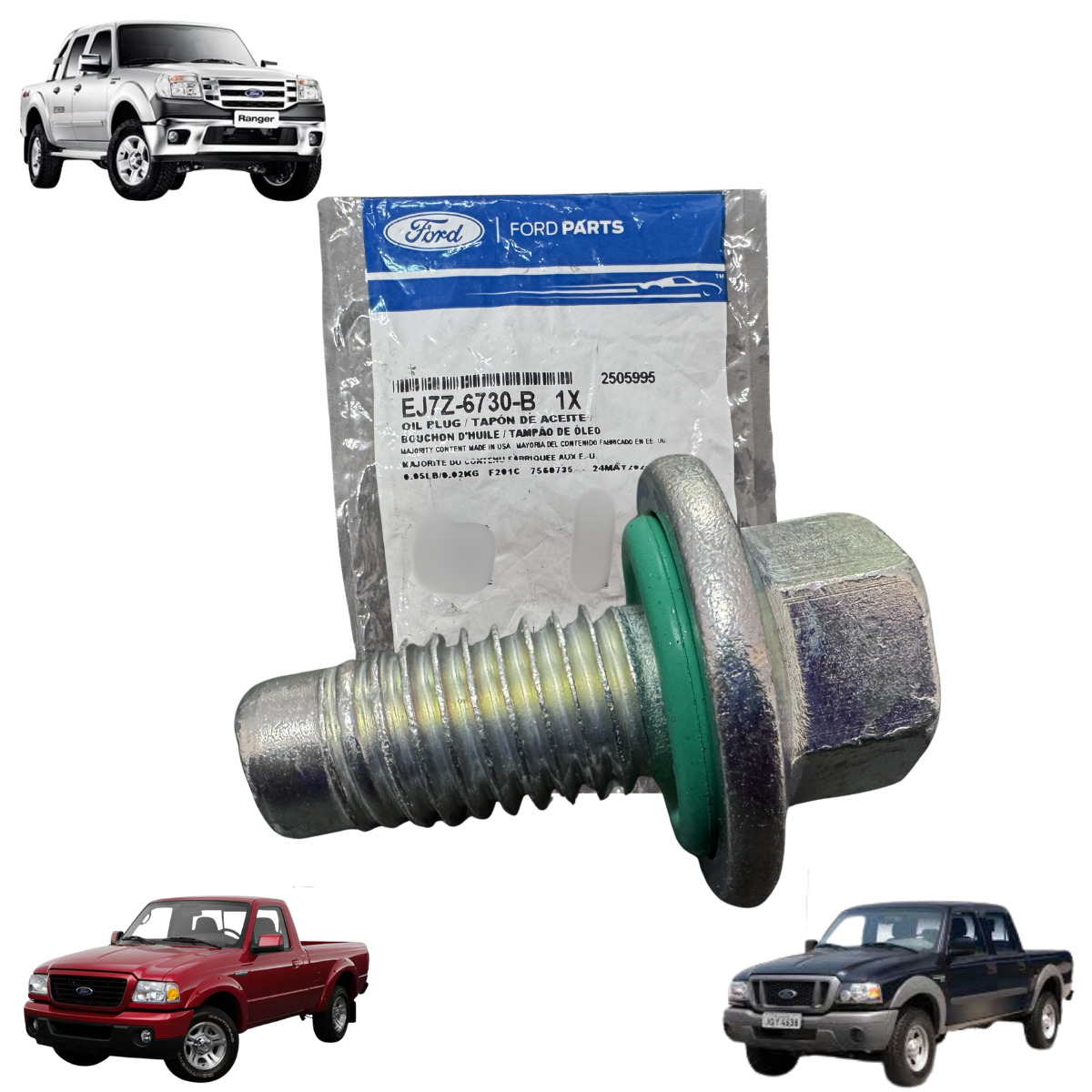 Bujão (parafuso) Carter Motor Da Ford Ranger 2.3l – Original