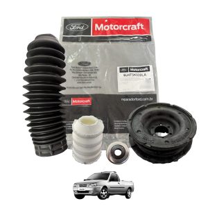 Kit Batente Amortecedor Dianteiro Ford Courier 1997 a 2013